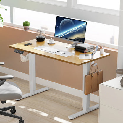 WellNest Arrangements  Electric Standing Desk – Sleek, Adjustable Sit-Stand Workspace (40x24 Inch)