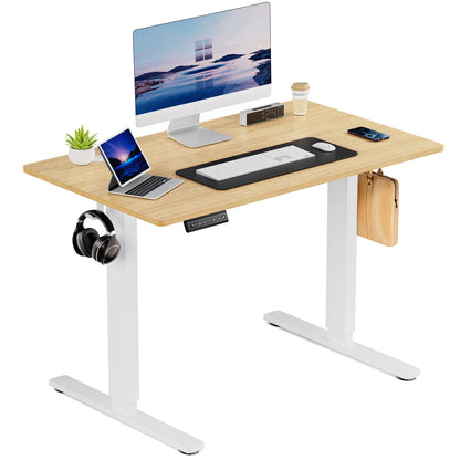 WellNest Arrangements  Electric Standing Desk – Sleek, Adjustable Sit-Stand Workspace (40x24 Inch)